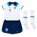 Engeland Declan Rice #4 Babykleding Thuisshirt Kinderen WK 2022 Korte Mouwen (+ korte broeken)